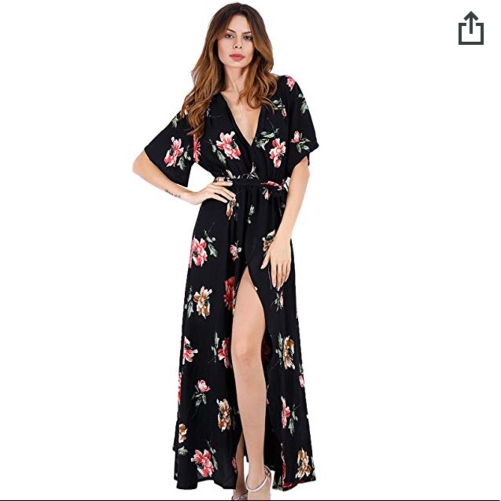 Maxi floral dress